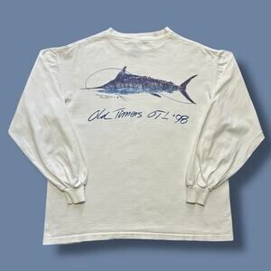 Vintage 1998 OMBAC Over the Line Shirt Long Sleeve Large Tournament San Diego